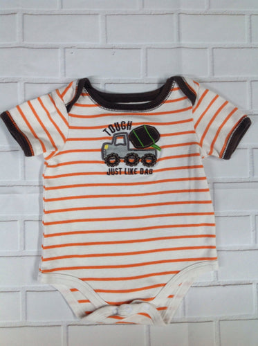 Little Wonders White & Orange Top