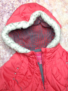 London Fog Pink & Gray Coat