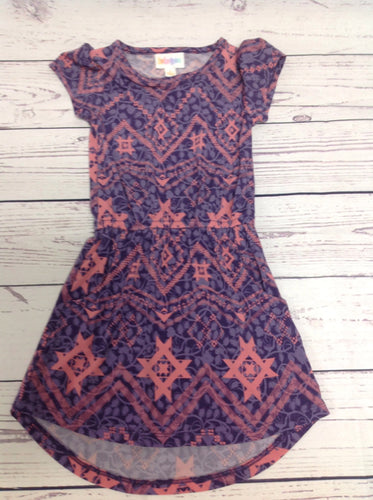 LuLa Roe Purple & Pink Dress