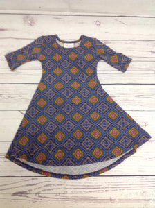 LuLa Roe Purple Print Dress