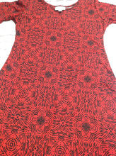 LuLa Roe Red & Black Dress