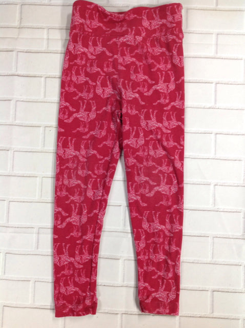 LuLa Roe Red Print Leggings