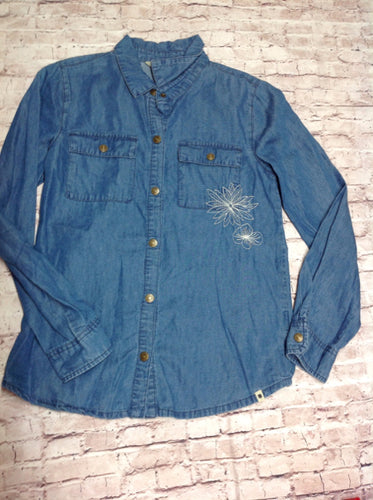 Lucky Brand Denim Print Top