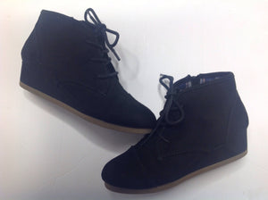 MAD LOVE Black Suede YG Footwear Boots