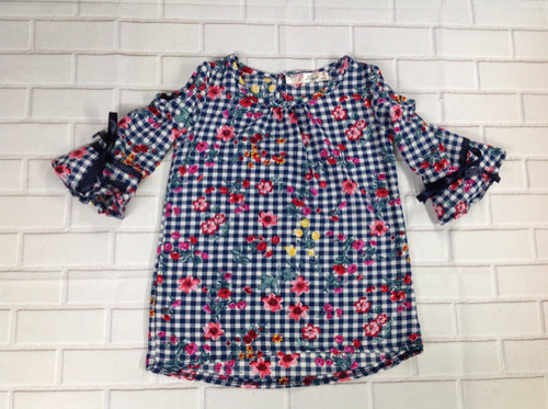 MAGENTA Multi-Color Floral Top