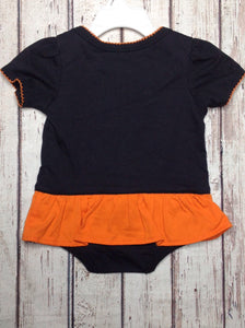 MAJESTIC Black & Orange Top