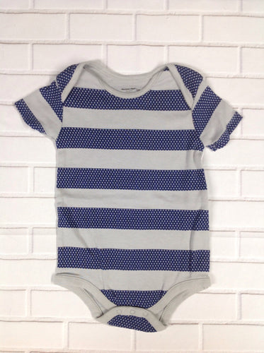 MEMBER'S MARK Gray & Blue Onesie