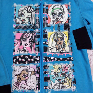 MONSTER GIRL Blue Print Top
