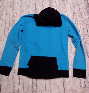 MONSTER GIRL Blue Print Top