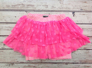 MUDD PIE Pink & White Skort