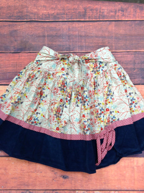 MagPie Cream & Blue Skirt