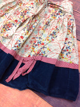 MagPie Cream & Blue Skirt
