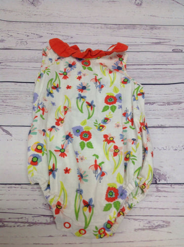 Margherita White Print One Piece