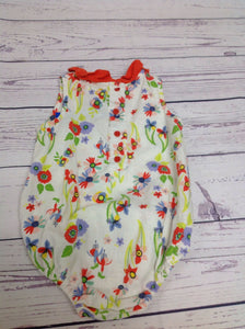 Margherita White Print One Piece