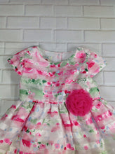 Marmellata Pink & Green Floral Dress