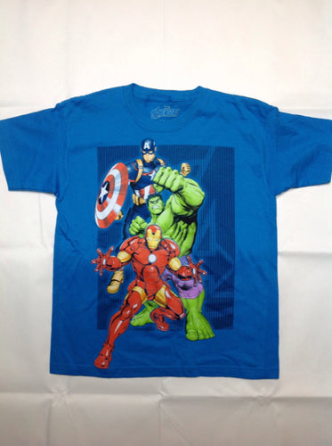 Marvel Blue Print Avengers Top