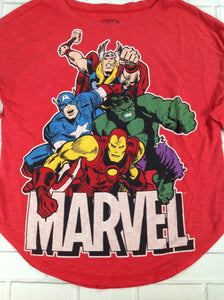 Marvel Red Print Top