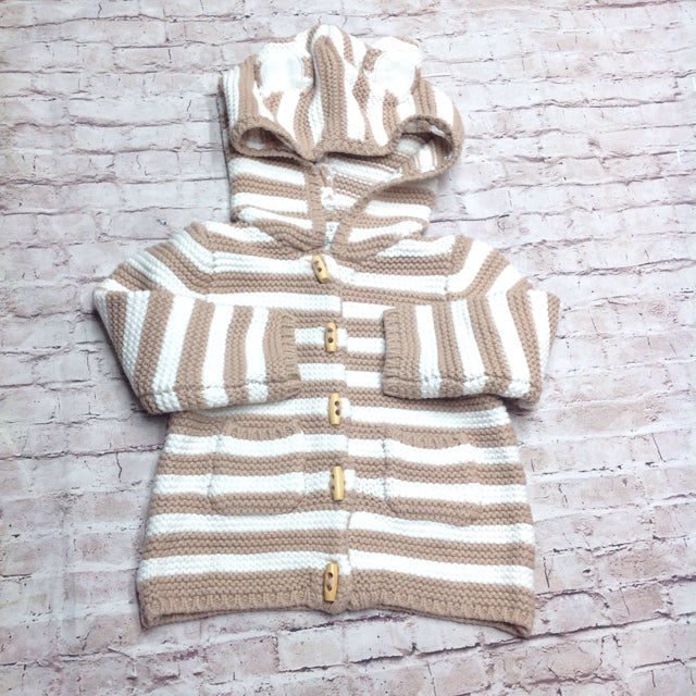 Max Studios BEIGE & WHITE Sweater