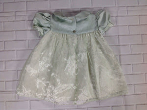 Memories Pale Green Solid Dress
