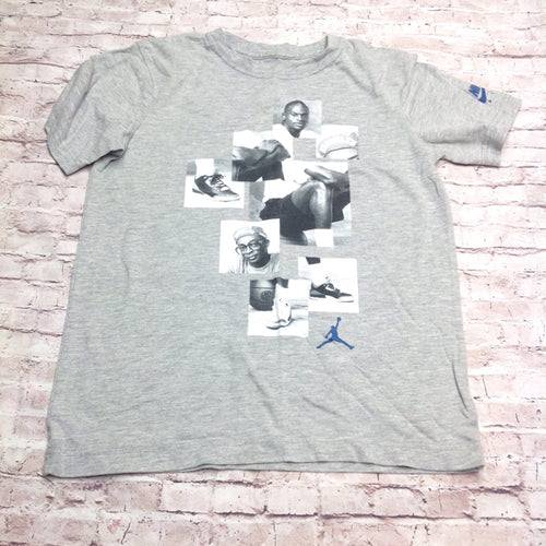 Michael Jordan Gray Logo Top