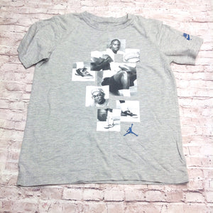 Michael Jordan Gray Logo Top