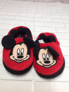 Mickey & Co. Red & Black Slippers