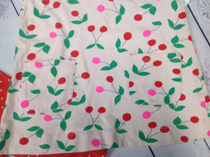 Mini Boden Pink Cherries 2 Piece Set