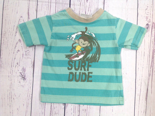 Miniwear Green & Brown Top