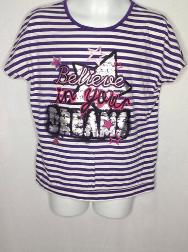 Miss Attitude PURPLE & WHITE Top