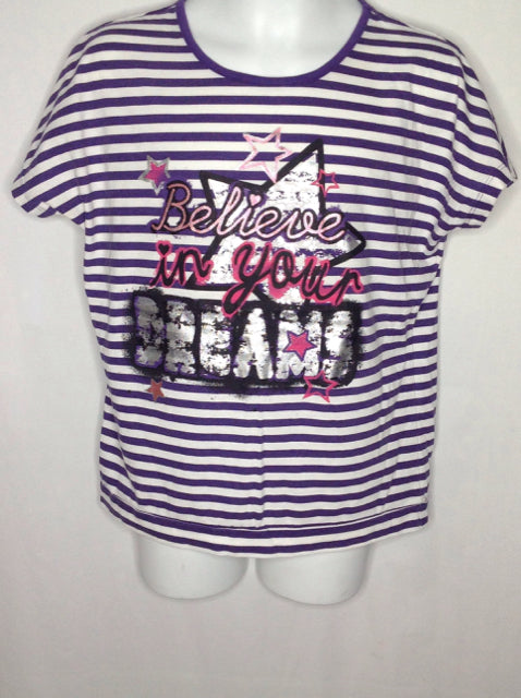 Miss Attitude PURPLE & WHITE Top