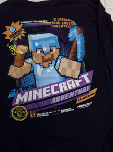 Mojang Blue Minekraft Top