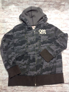Mossimo Gray Camouflage Top