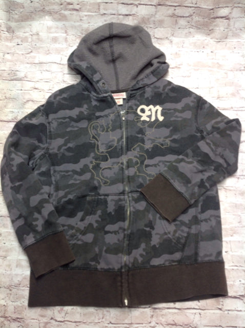 Mossimo Gray Camouflage Top