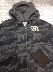 Mossimo Gray Camouflage Top