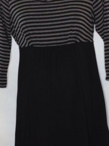 Motherhood Black & Gray Dress