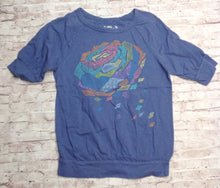 Mudd Blue Print Top