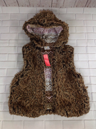 Mudd Brown & Pink Vest