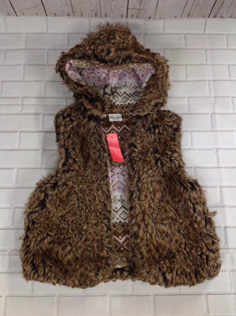 Mudd Brown & Pink Vest