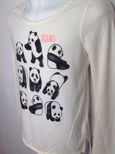 Mudd Girls Cream & Black Top