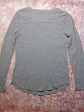 Mudd Girls Gray & Blue Top