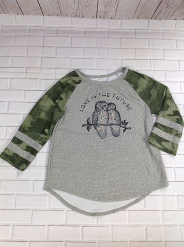 Mudd Gray & Green Top