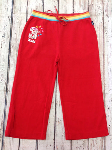 Mudd Red Print Capris