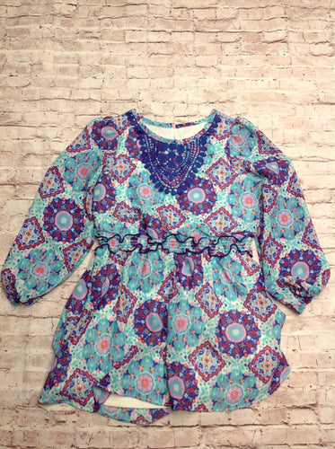NANETTE KIDS Blue & Berry Top