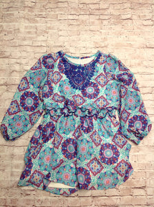 NANETTE KIDS Blue & Berry Top