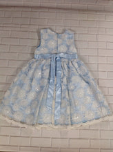 NANNETTE KIDS Blue & White Dress