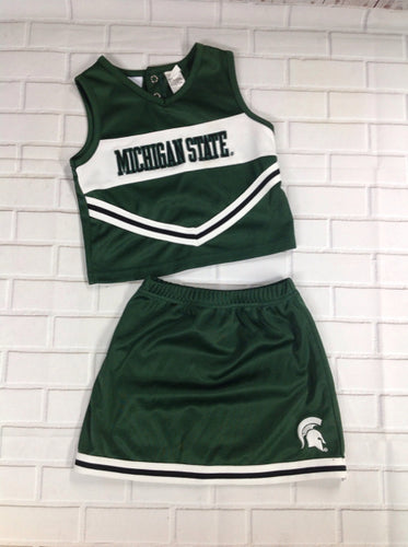 NCAA Green & White Michigan 2 PC