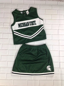 NCAA Green & White Michigan 2 PC
