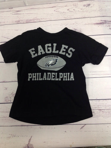 NFL Black Print Eagles Top