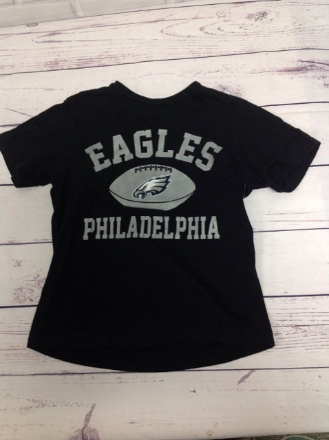 NFL Black Print Eagles Top