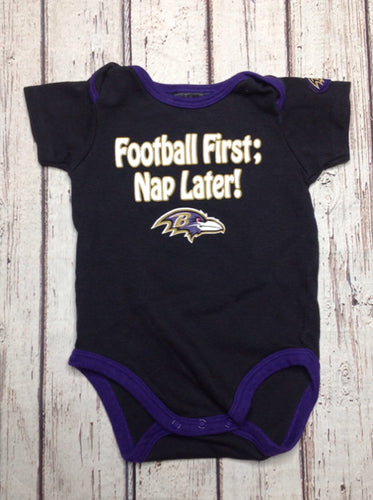 NFL TEAM APPAREL Black & Purple Top